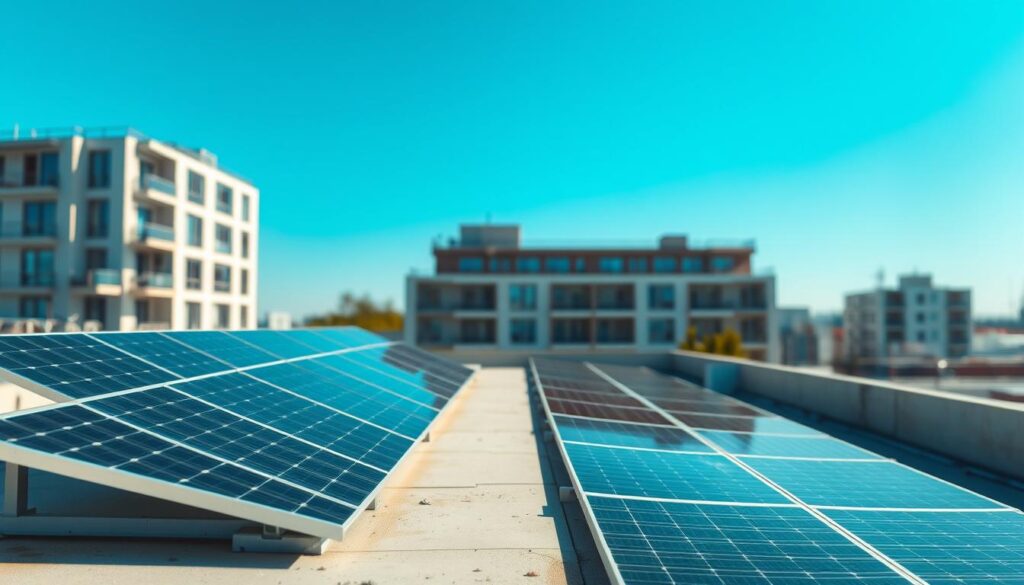 Flachdach Photovoltaikanlage