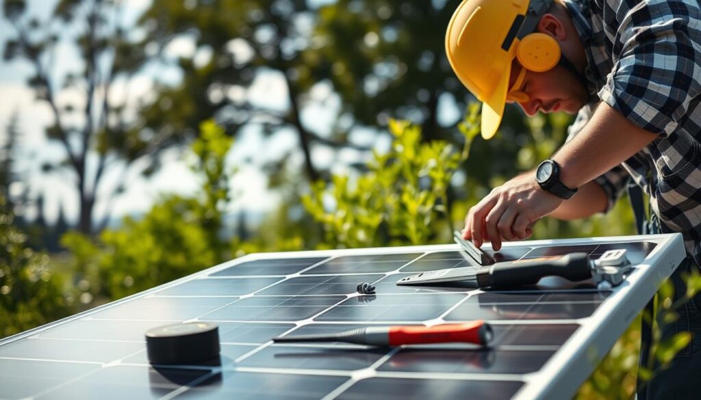 Solaranlage Montage Schritt für Schritt
