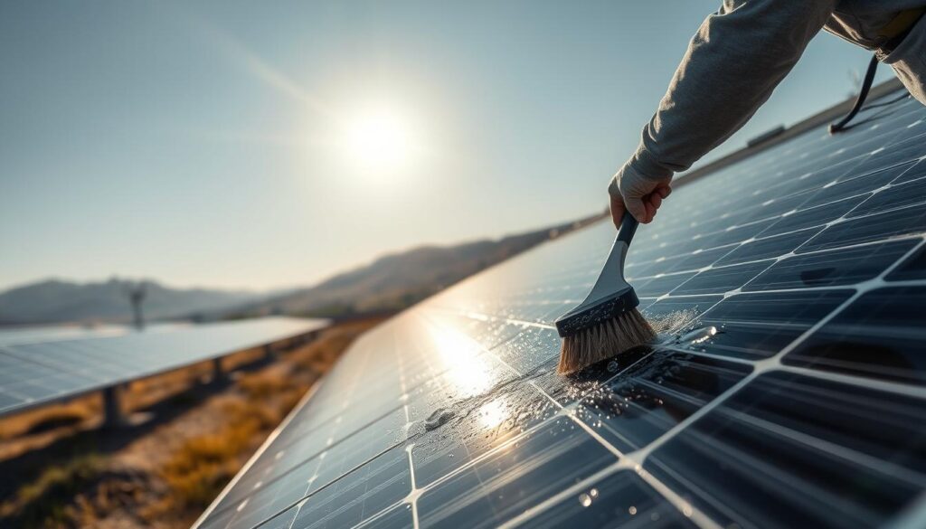 Solaranlage Wartung und Reinigung