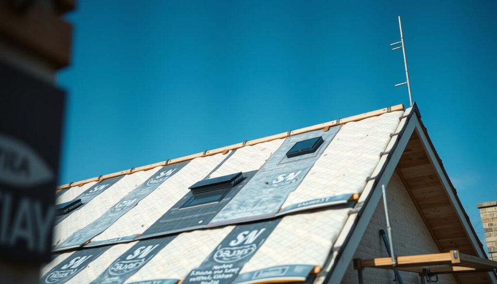 Dachsanierung Dämmung Unterspannbahn