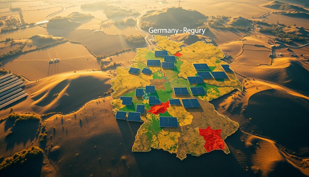 Regionale Photovoltaik-Leistung in Deutschland