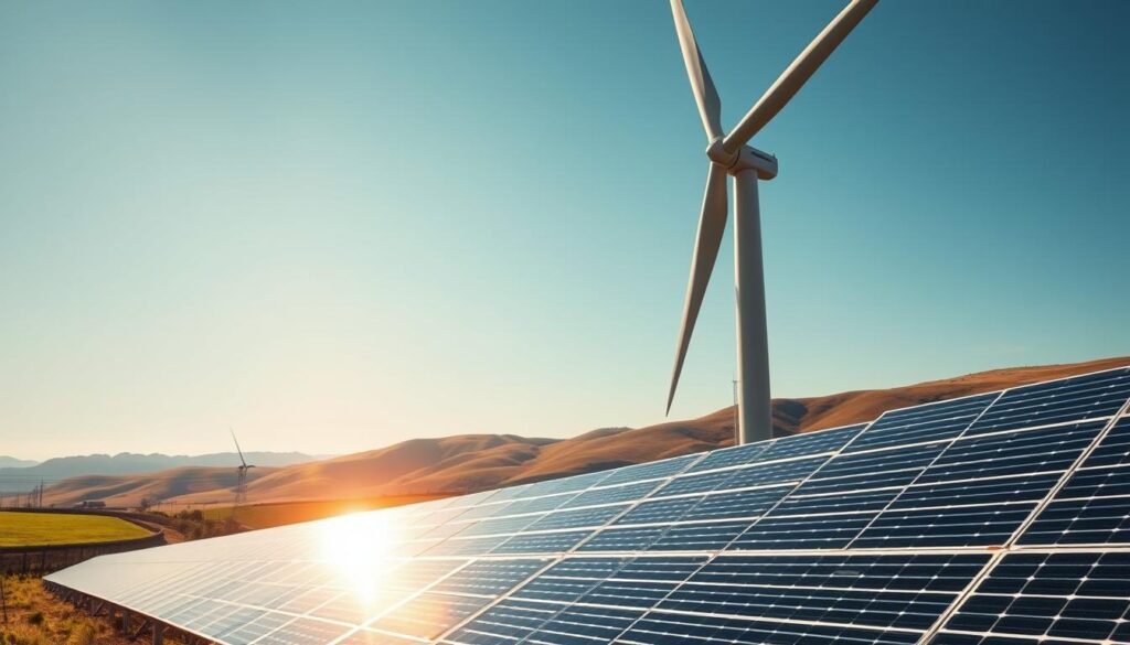Wind- und Solarenergie Vergleich