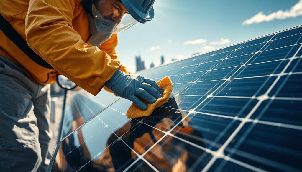 Solarmodule putzen Anleitung