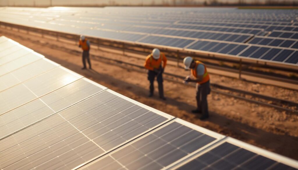 Vorbereitung Solaranlagen-Reinigung