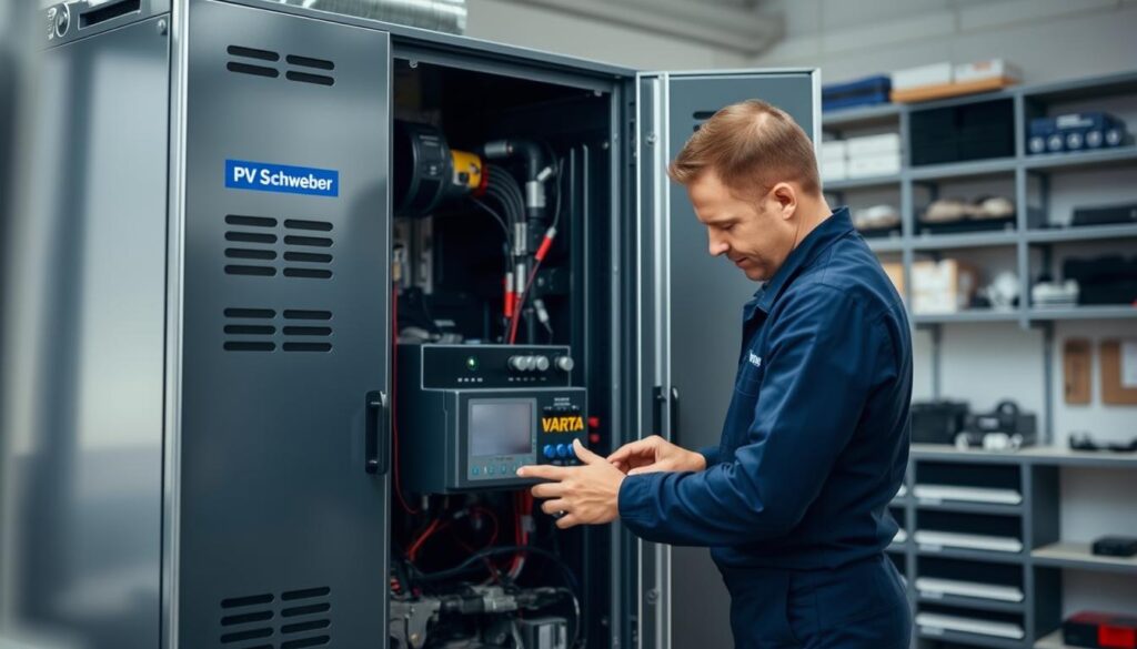 Varta PV Speicher Wartung