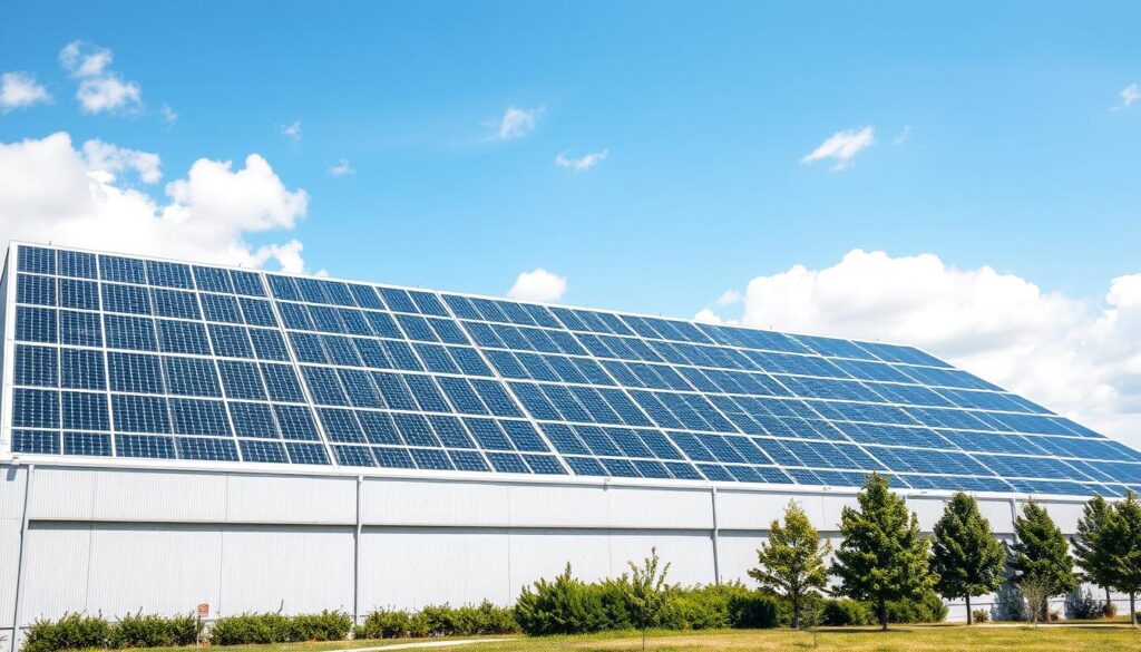 Photovoltaik auf Gewerbehalle