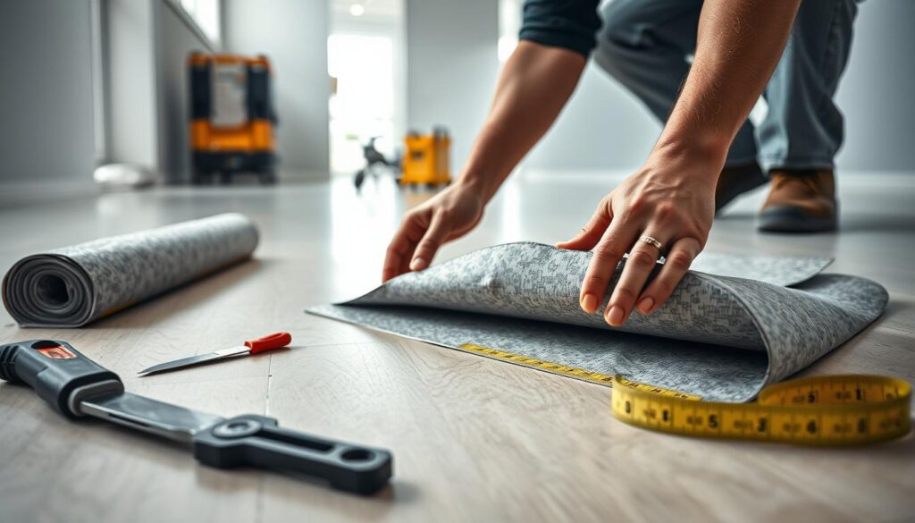 Unterspannbahn verlegen