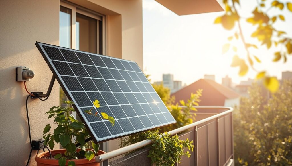 Installation Balkonkraftwerk Installation Balkonkraftwerk