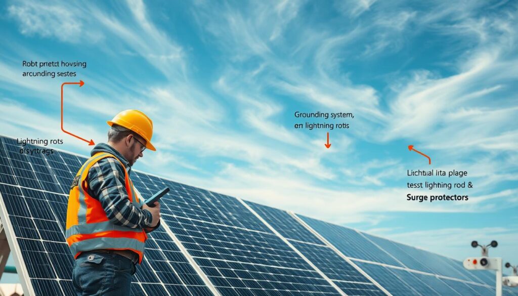 Sicherheitsmaßnahmen Solaranlage