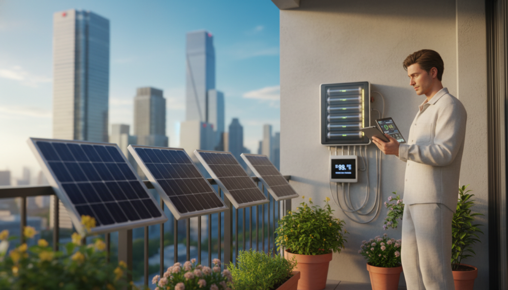 Optimale Nutzung Solarstrom Balkonkraftwerk