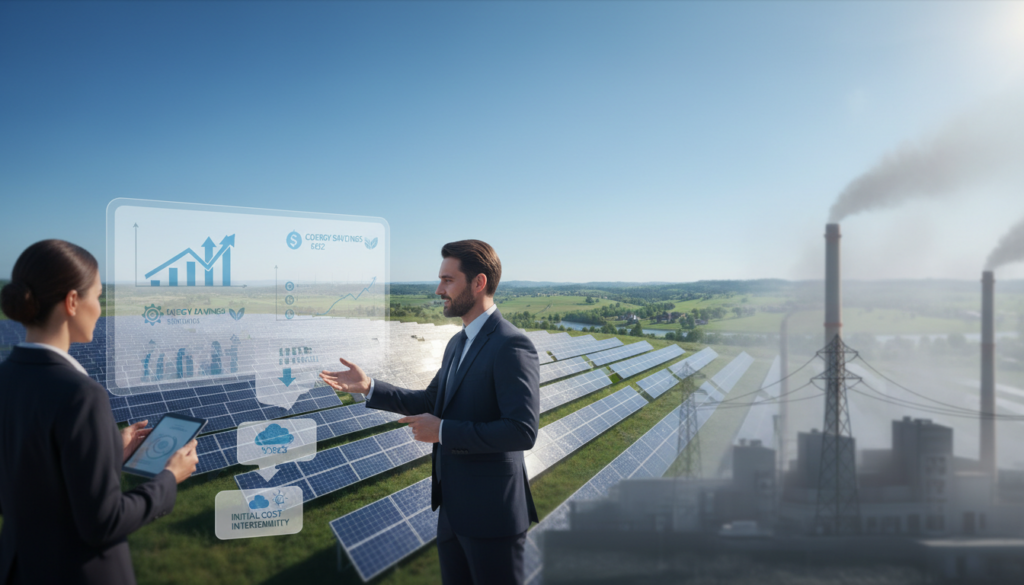 Solarenergie Pro und Contra