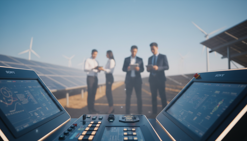 Steuerung moderner Solarkraftwerke